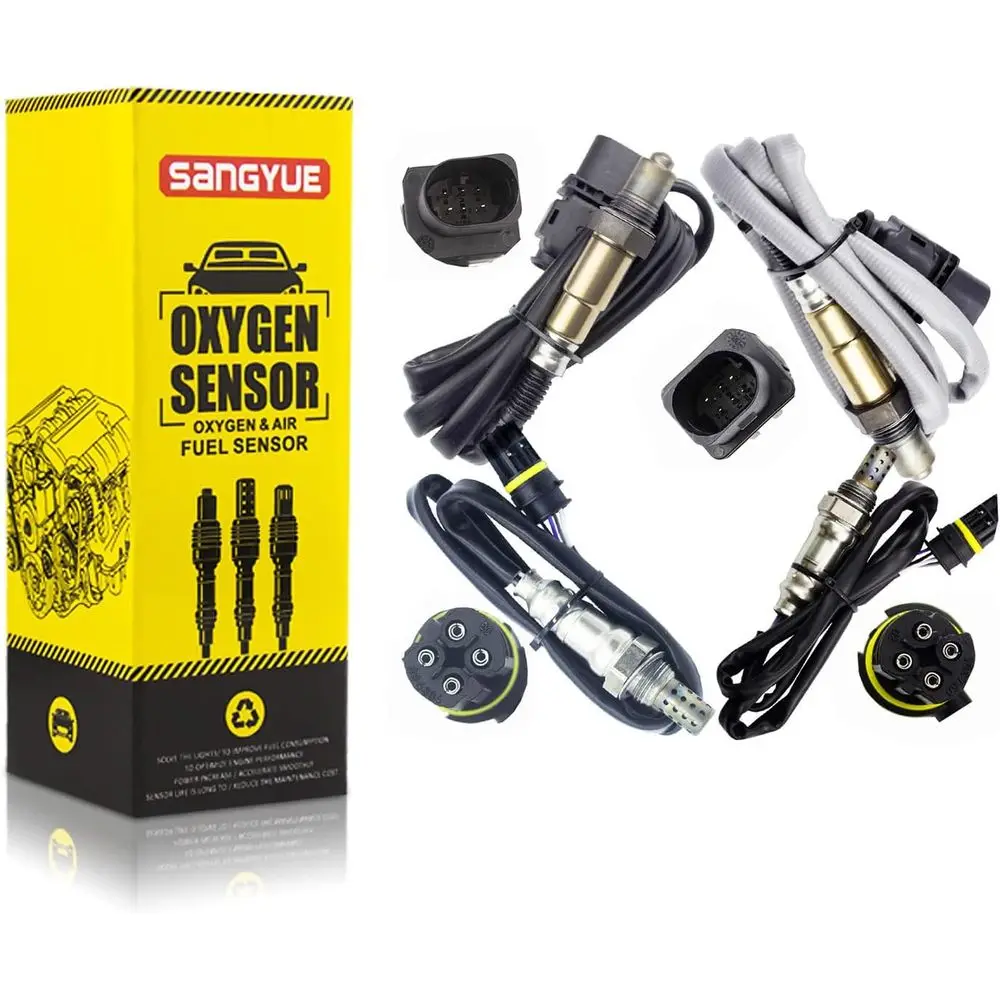 

4x Oxygen 02 O2 sensor or 2008 2009 2010 535i X6 3.0L Upstream + Downstream