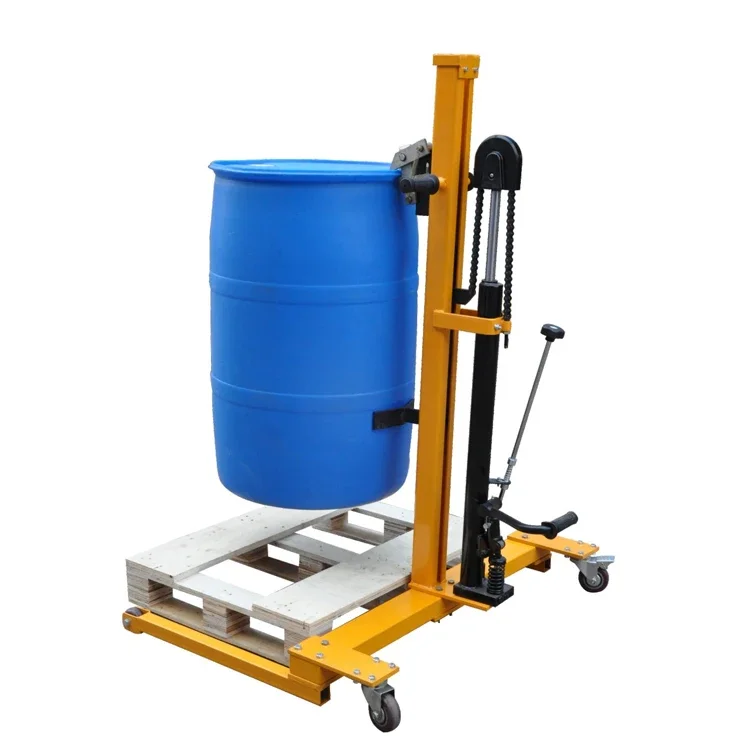 WA30 Manual Hydraulic Fuel Barrel Handler Drum Stacker Oil Drum Lifter