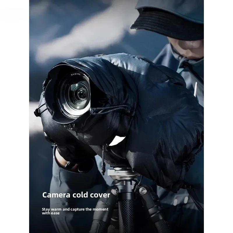 SLR camera cold cover micro single camera warm cover antifreeze protection down