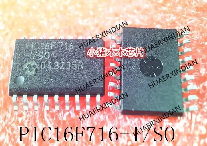 New Original PIC16F716-I/SO PIC16F716 SSOP-18 In Stock