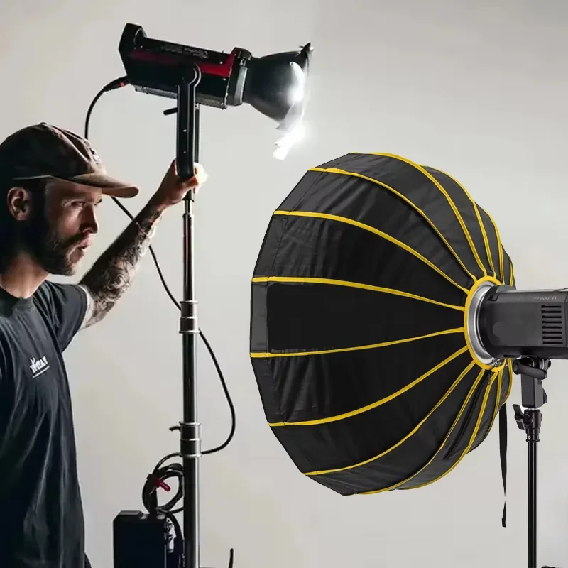 Soft box Lighting Kit Outdoor Portable Studio Photography Octagon Umbrella Softbox with Bowen Mount photo studio light box kit