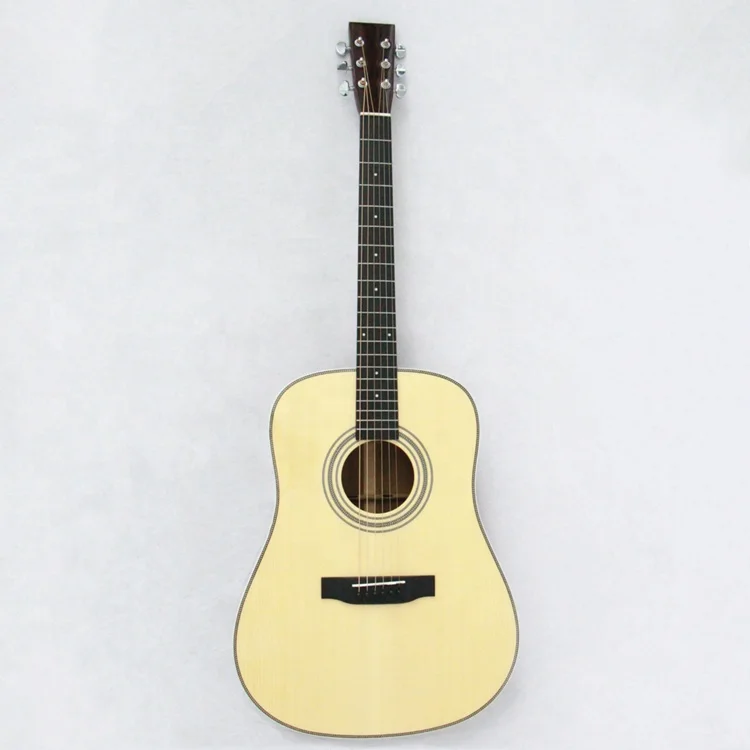 Good quality solid wood guitar acoustic high end  for sale