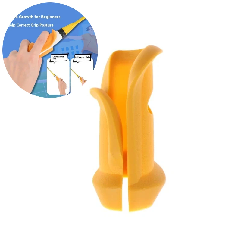 1PCS PP Badminton Grip Trainer - Universal Racket Aid to Improve Skills & Posture, Tennis & Badminton Hand Grip Corrector