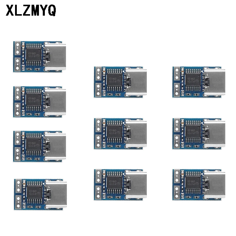 10Pcs Type-C PD Decoy Module PD23.0 To DC DC Trigger Extension Cable QC4 Charger 9V 12V 15V 20V PDC004-PD DIY Electronic
