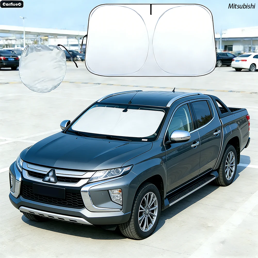 

Car Windshield Sun Shade For Mitsubishi L200 ASX Lancer Sunshade Sun Visor Protector UV Heat Shield