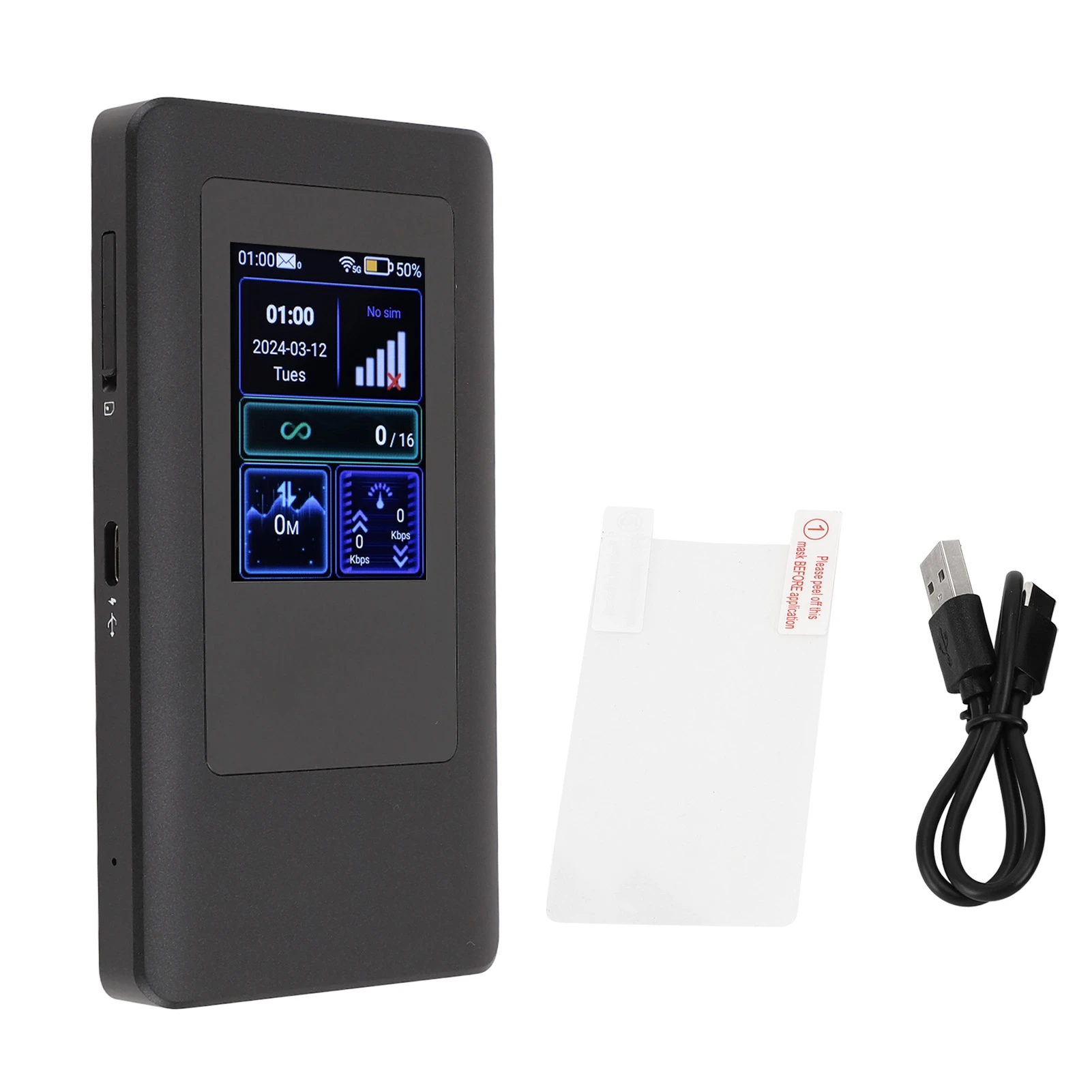 5G Mobile Hotspot Gigabit Dual Band Wireless Fidelity 6 Support 16 Devices Travel Portable Hotspot for Live Gaming Entertainment