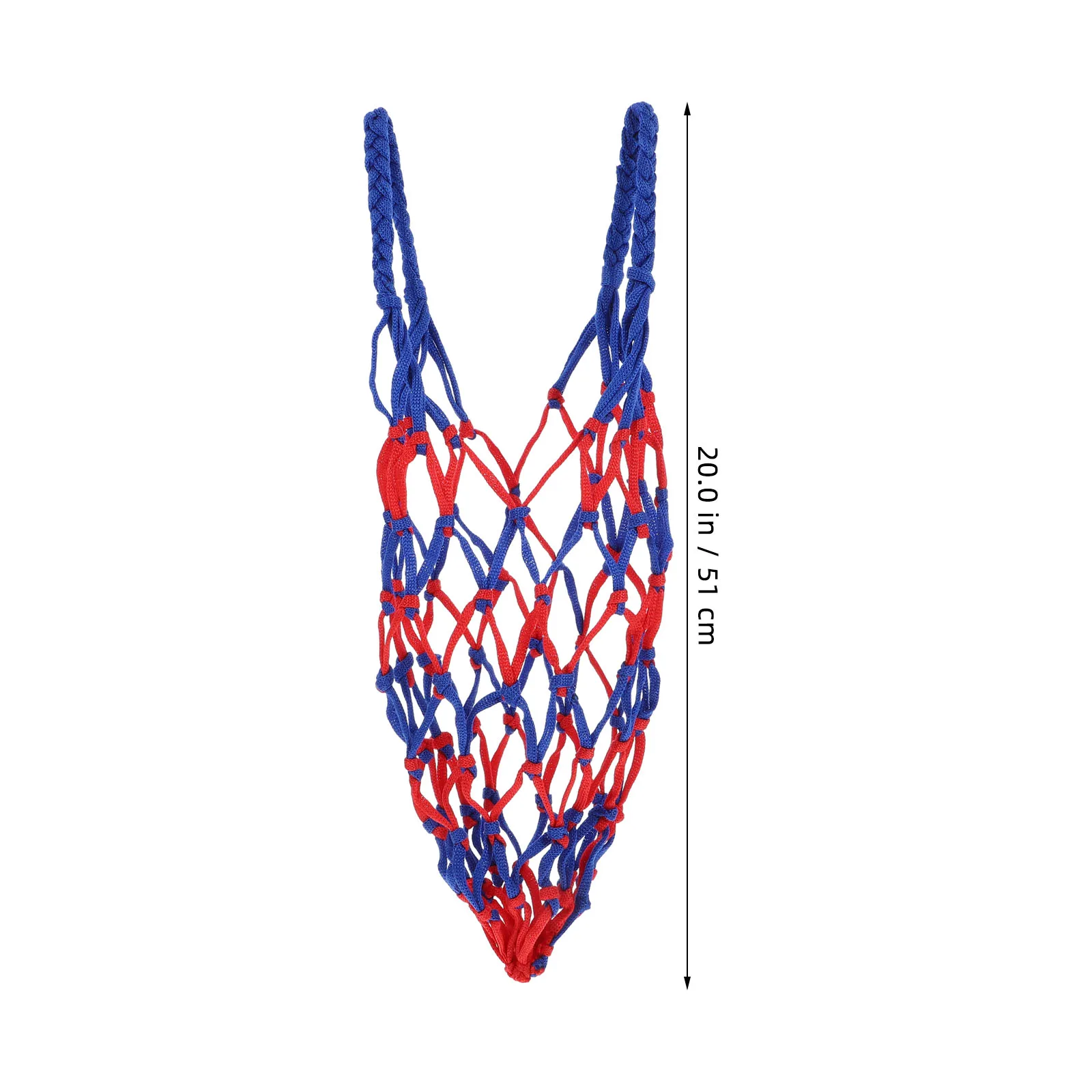 2 قطعة حقيبة شبكية سميكة محمولة كرة السلة الكرة الطائرة كرة القدم النايلون الكرة شبكة حقيبة الرياضة الكرة المعاوضة كرة السلة شبكة حقيبة النايلون