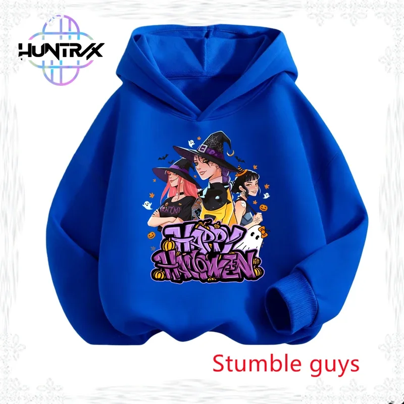 

Kpop Demon Hunters Boys' Hoodie Autumn Rumi Anime Soft Warm Halloween Girls Kids Hooded Sweatshirt​