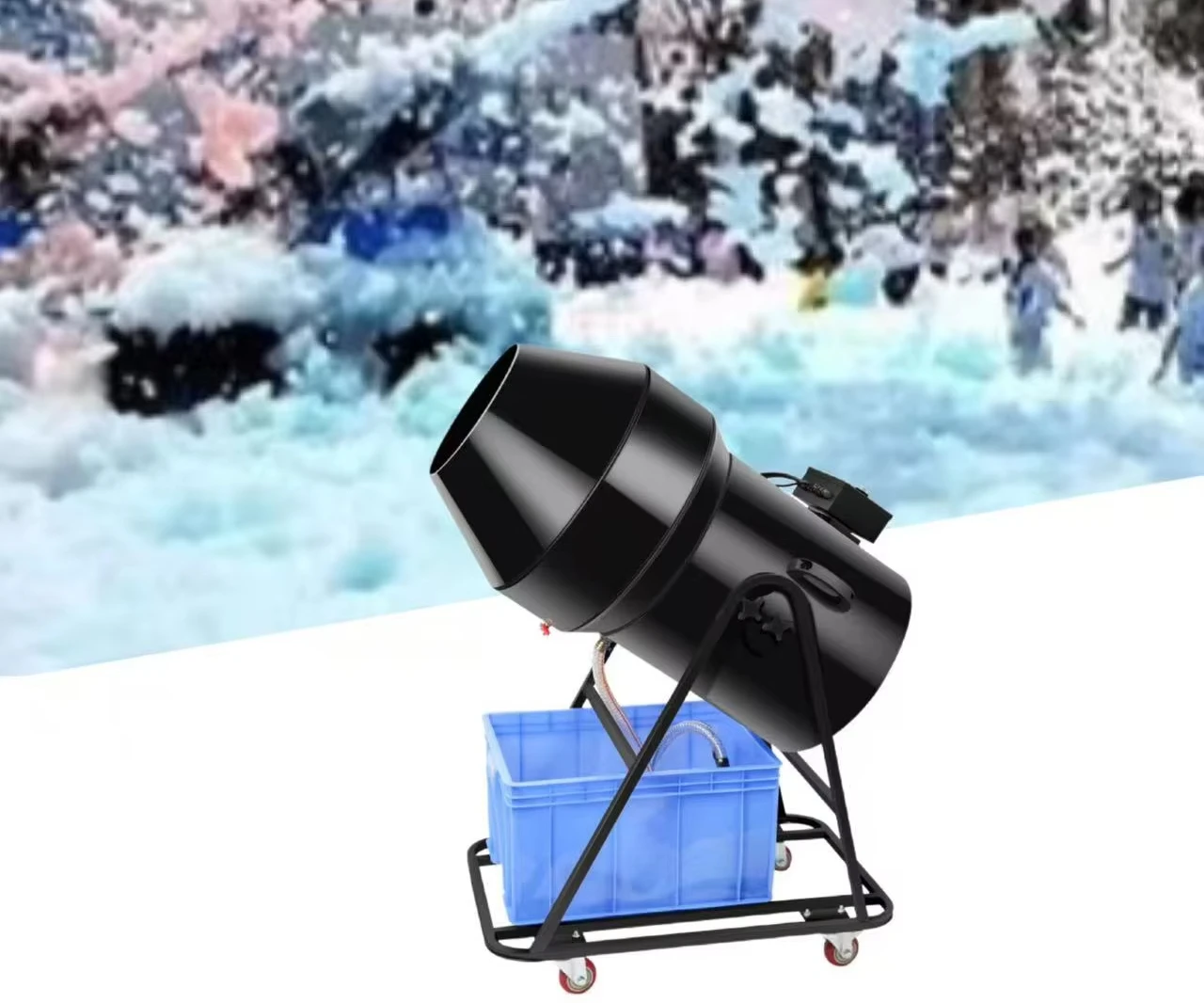 

SP 3000W Stage Effect Jet Foam Cannon 3000W Foam Machine For Pool Party Beach Swimming Pool Moving Head Spraying Foam Machine