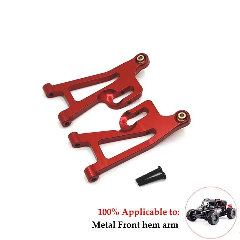 MJX 14209 14210 Metal Steering Cup Hub Carrier Upper Lower Swing Arm Set Shock Absorber 1/14 RC Car Upgrade Parts Accessories