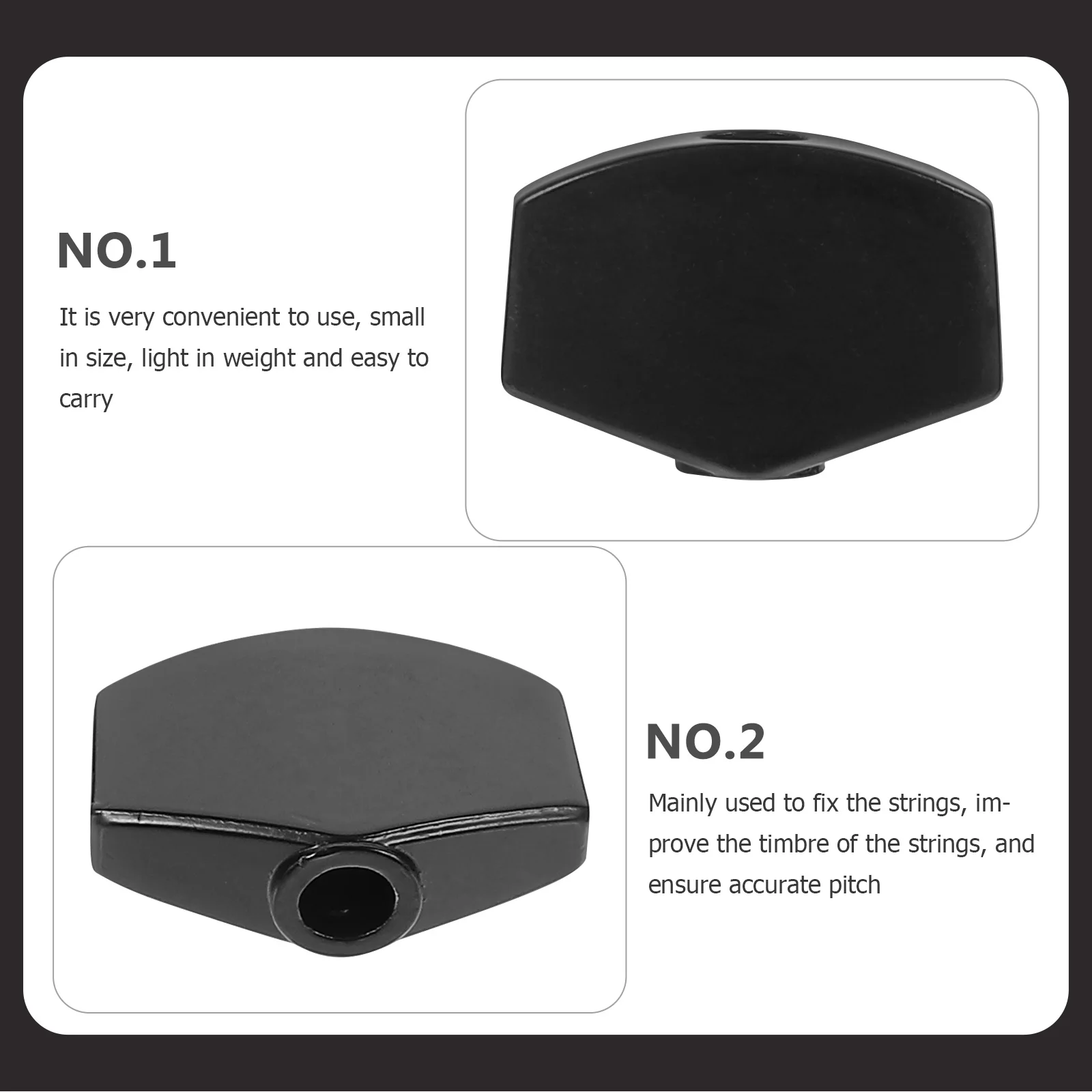 

6 Sets Guitar Tuners Handle Handles Acoustic Knobs Machine Heads Locking Pegs Button