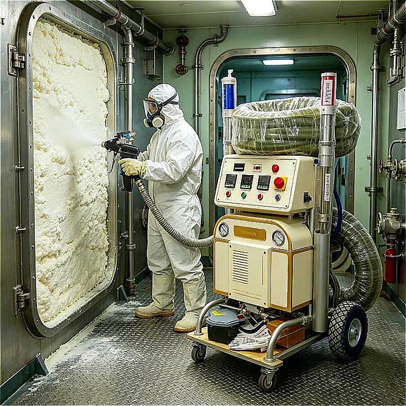 Professional Grade Polyurethane Sprayer High Pressure 2000psi Roof Wall Pipe Tank Insulation Waterproofing Coating Customized