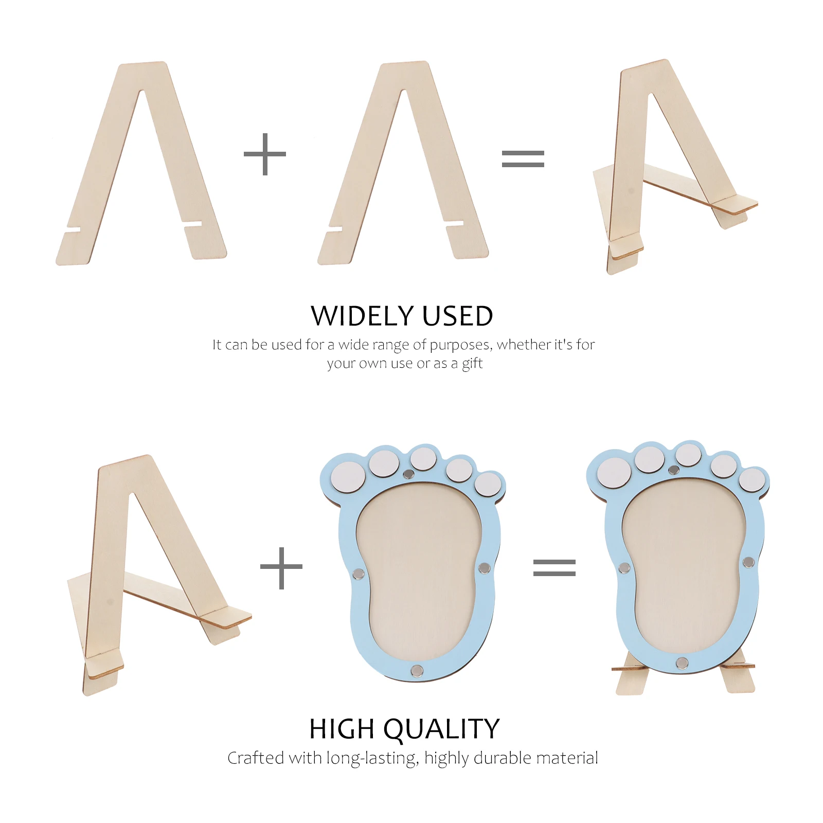 

Growth Footprint Photo Frame Picture Frames Record Keepsake New Born Newborn Boy Memory