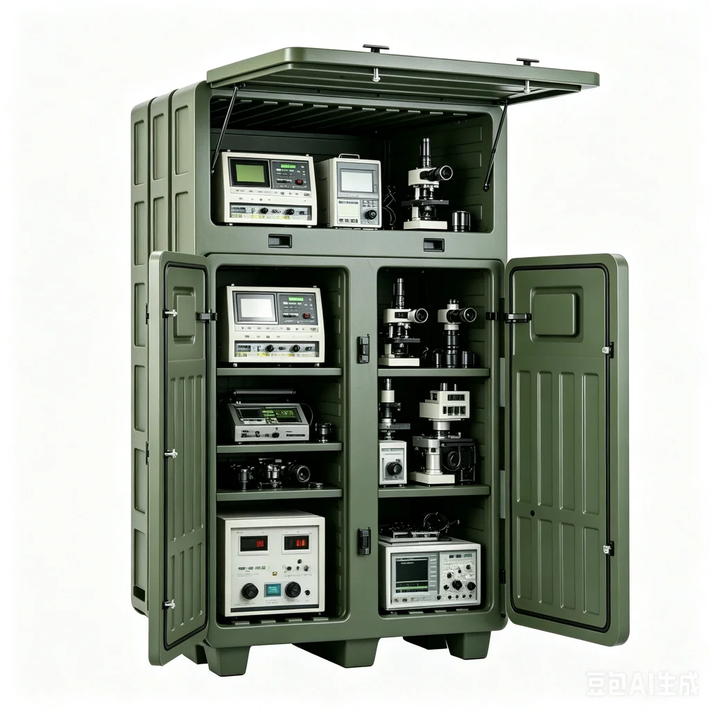 Optical Instrument Dry Cabinet (Smart Dehumidification) Rotomolded OEM Case-Lightweight Industrial Equipment Storage