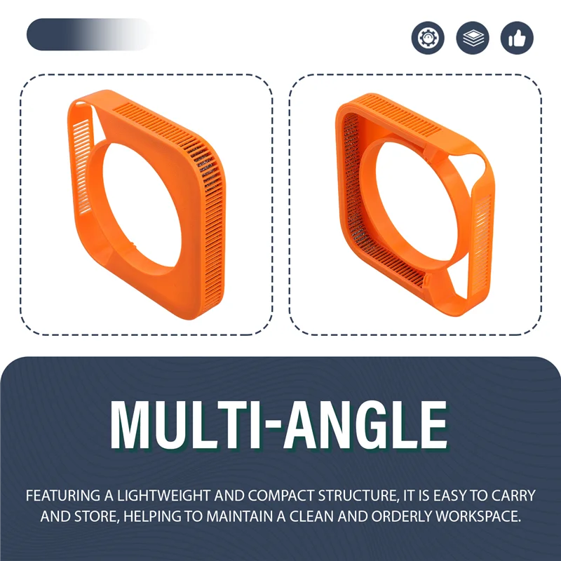 Para 2024 mac mini m4 base de resfriamento antiderrapante, suporte impresso 3d à prova de poeira para estabilidade e proteção aprimorados E-ABJU