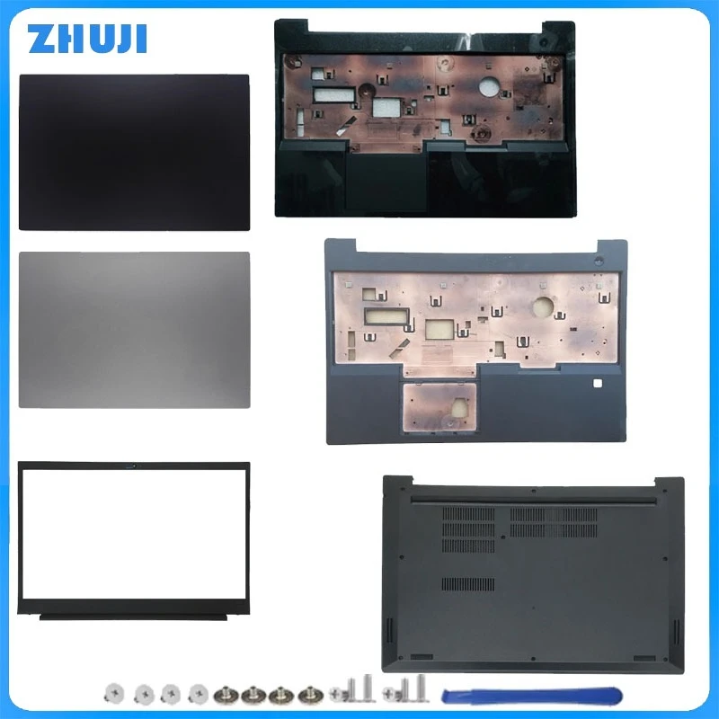 جديد لجهاز ThinkPad E580 E585 E590 E595 LCD الغطاء العلوي/غطاء الحافة Palmrest العلوي/غطاء القاعدة السفلية