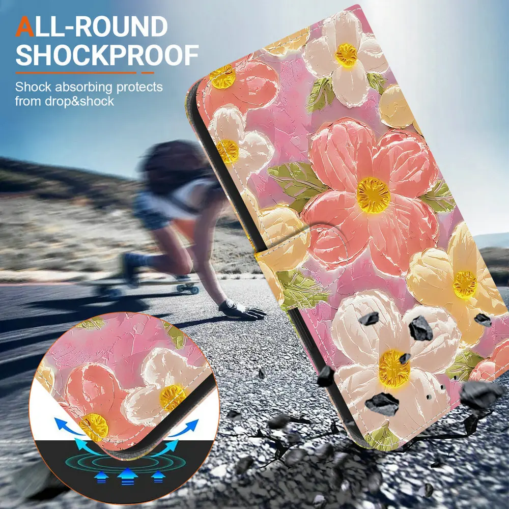 Blingกระเป๋าสตางค์สําหรับCoque Samsung S23 S22 S21 FE 5G A34 A24 A51 A54 A73 S 21 20 Ultra S20 S10 PlusกรณีGalaxy A14 A52 A33 A71