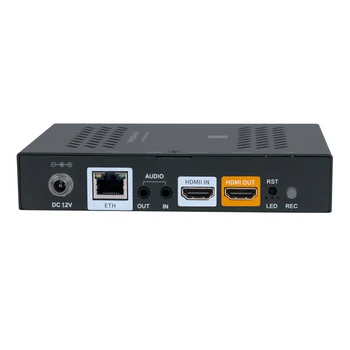 L2 Webrtc 4k HDMI to ip POE USB TF card recording H264 H.265 1080P IPTV UDP RTMP SRT HTTP HLS RTSP Encoder