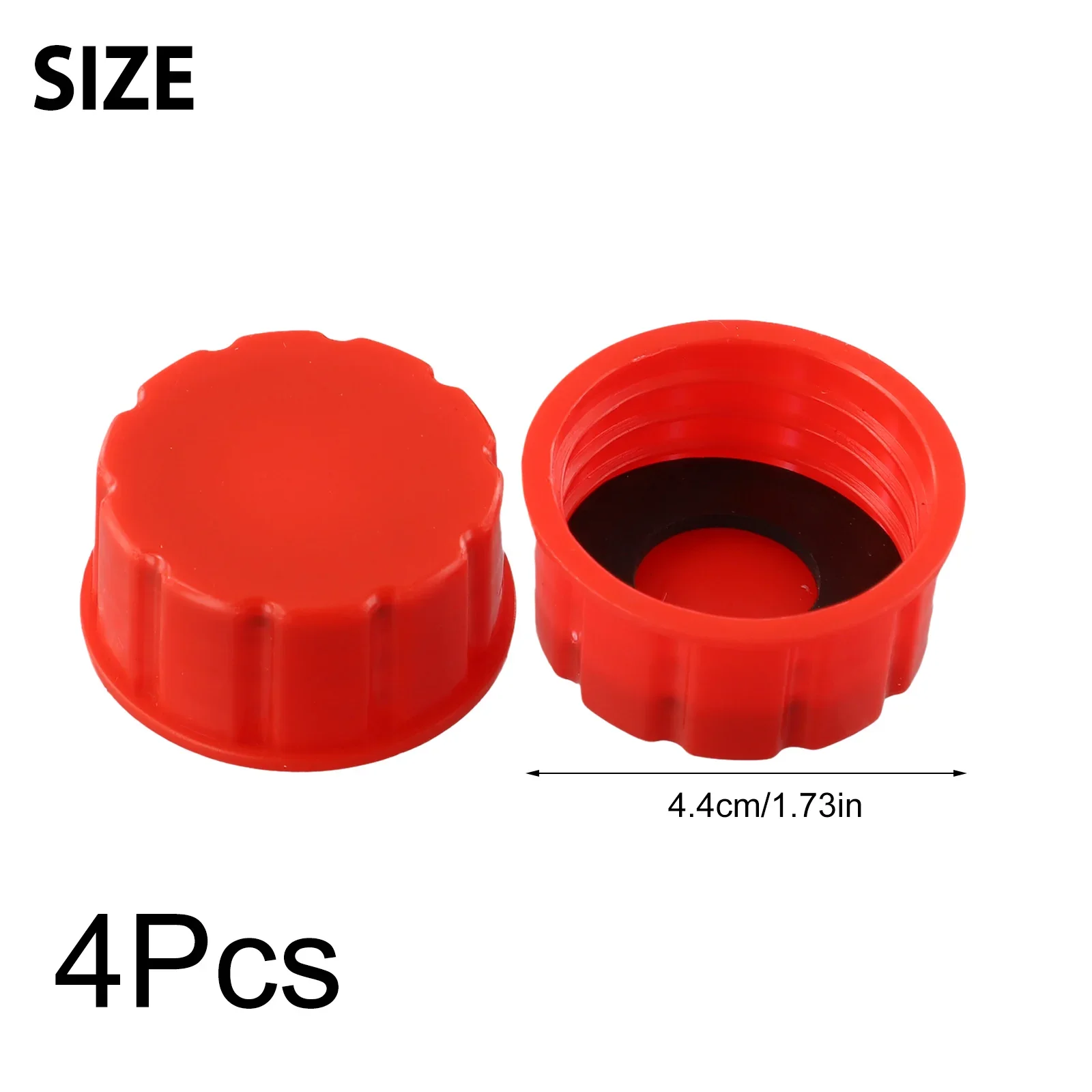 

Upgrade Your Outdoor Gear 4x Replacement Gas Can Solid Base Cap with Practical Coarse Thread, Long Lasting Material for Easy Use