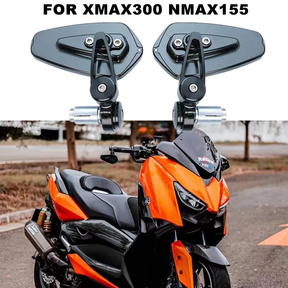 For Yamaha XMAX 300 NMAX 155 xmax300 nmax155 Motorcycle handlebar rearview mirror CNC handlebar mirror