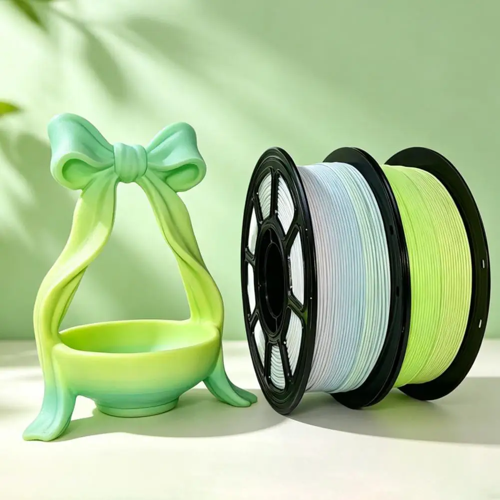 3d Printer Supplies 1kg 1.75mm Matte Rainbow Gradient Pla Filament 3d Printer Filament for Diy Projects Models Crafts Printing