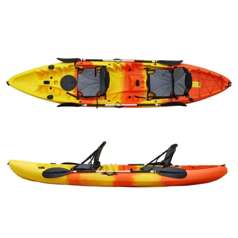 

Factory Price Double Seats Fishing Kayak Roto Molded Plastic Fishing Kayak for Sale