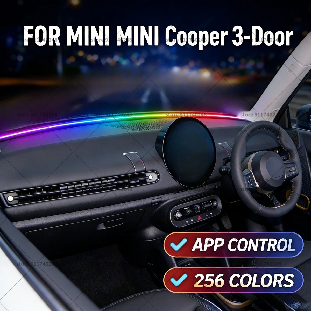 

Для Land Rover Range Rover автомобильная декоративная световая полоса, красочная акриловая звукоизоляционная полоса для переднего лобового стекла