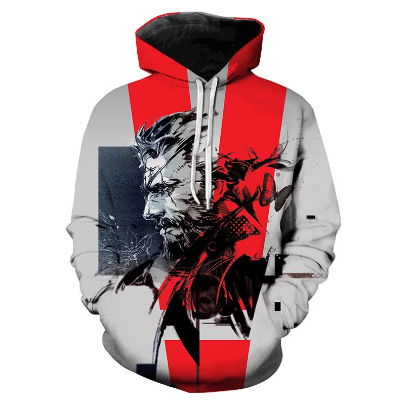 Metal Gear Solid 3d Print Men/Women Hoodie Casual Oversized Pullover Popular Sweatshirt Fashion Streetwear Trend Men Clothing