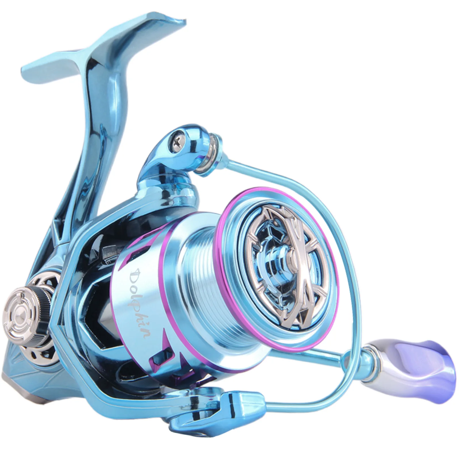 ドルフィン-1500-2500-3000アドバンスエディション-スピニングリール、52-1ギア比、22lbs、5-1bb、密閉ドラッグシステム、海水、淡水