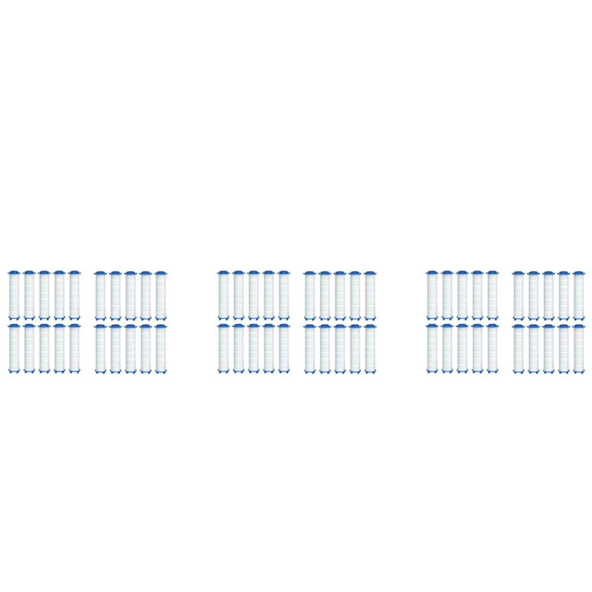 

A71P 60 шт. Сменный душевой фильтр для жесткой воды - высокопроизводительный фильтр для душа для удаления хлора и фтора