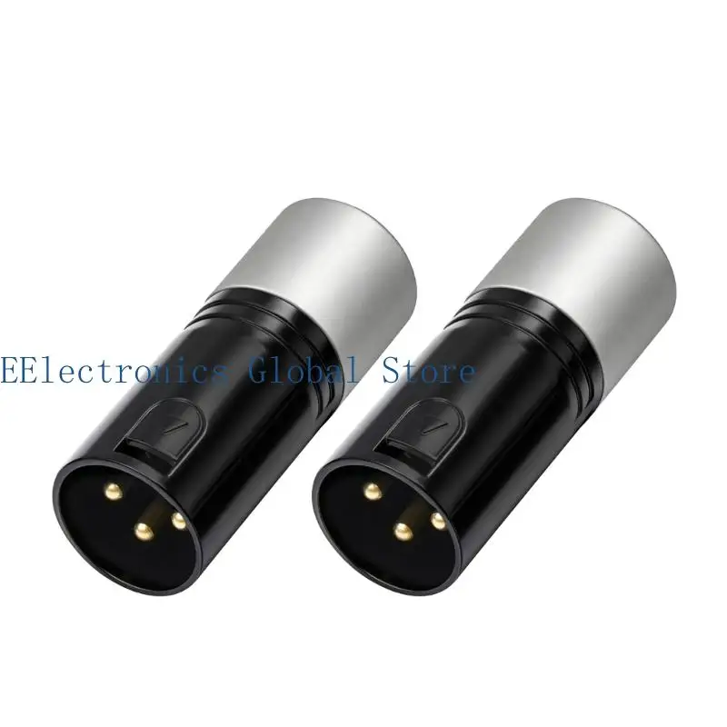 462B 2 Piece Resistors Plug 120 Ohm 3 Pin DMX512 Connector, Metal Build for Sound Chains End Routing Projects