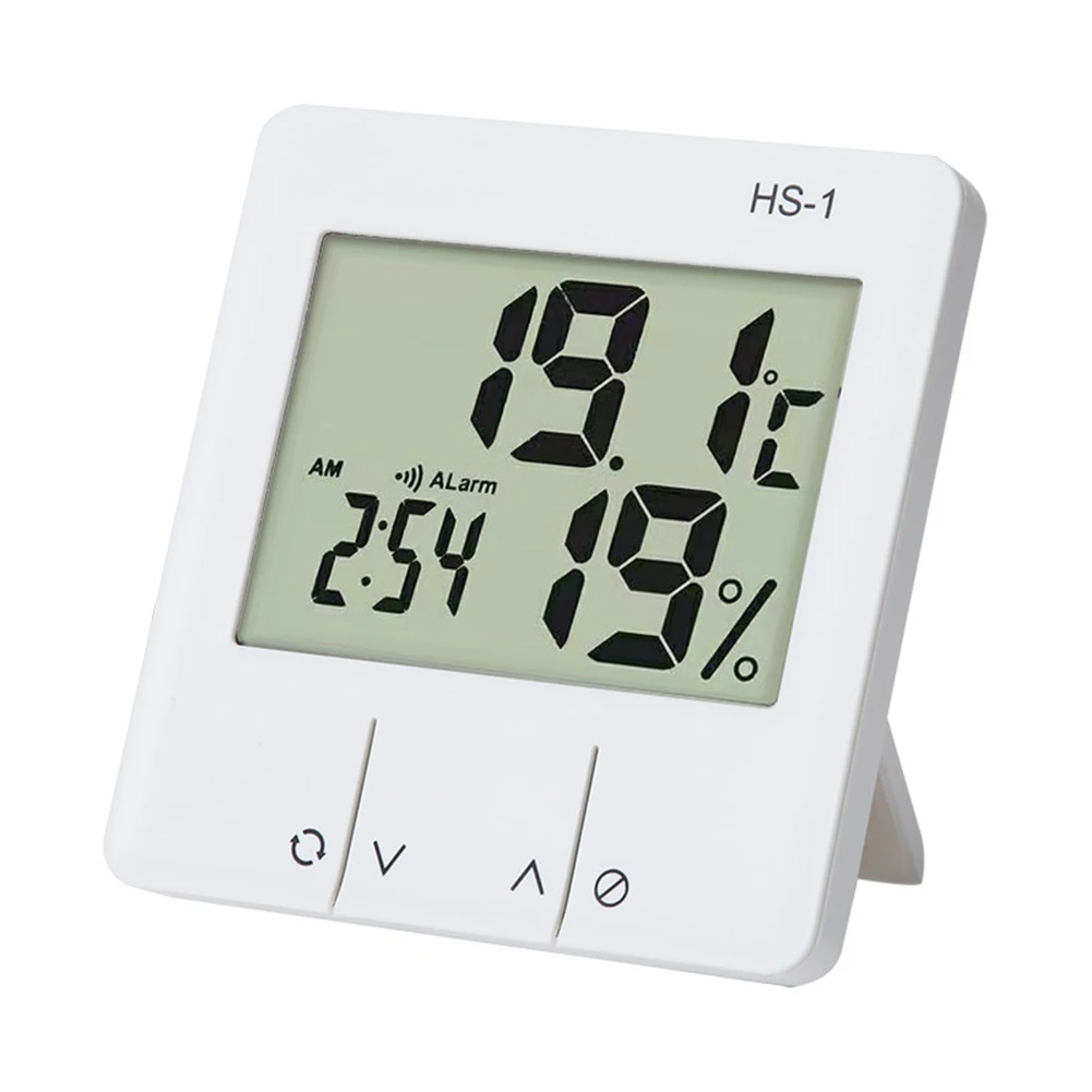 Larger Screen Measurement Device Indoor Hygrometer & Thermometer Offering Quick Reads on Temperature & Humidity Levels