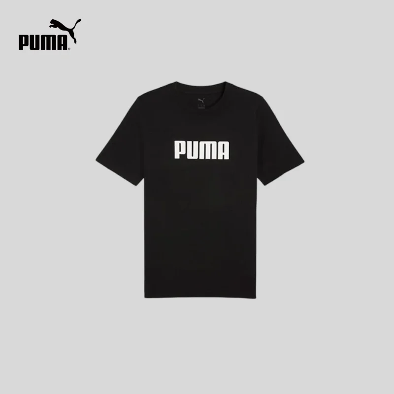PUMA Puma Summer Men's Leisure Sports Loose Breathable Simple Versatile Crew Neck Short Sleeve T-Shirt 690237-01
