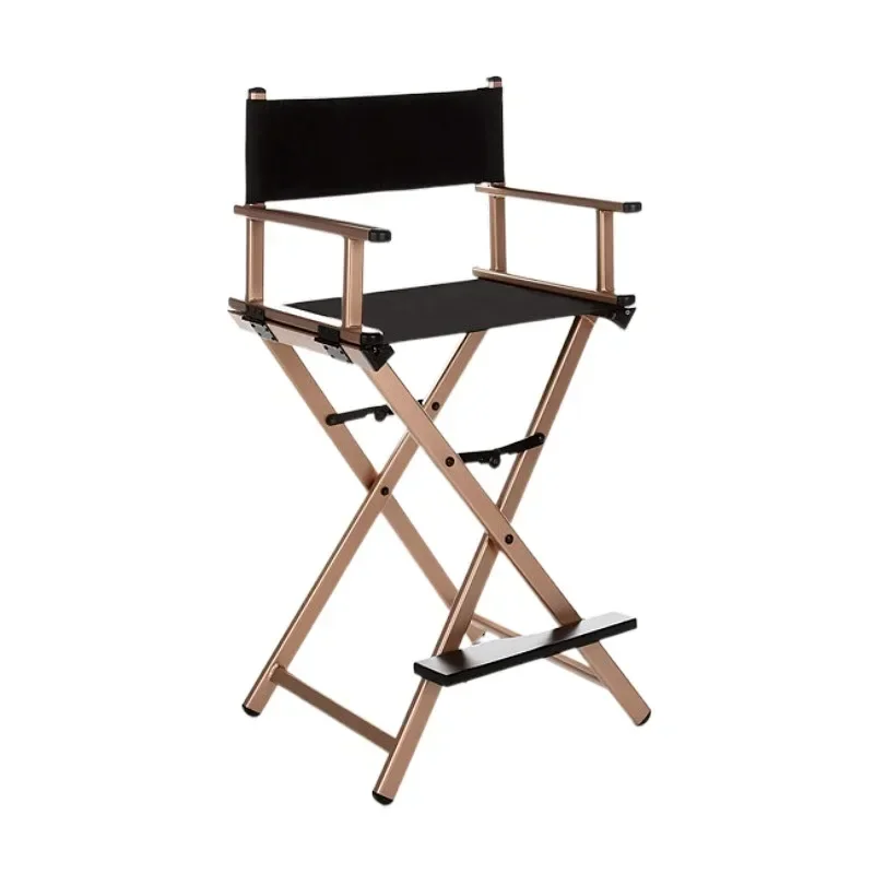 Aluminum Frame Makeup Artist Director Chair Foldable Outdoor Furniture Lightweight Portable Folding Director Makeup Chair