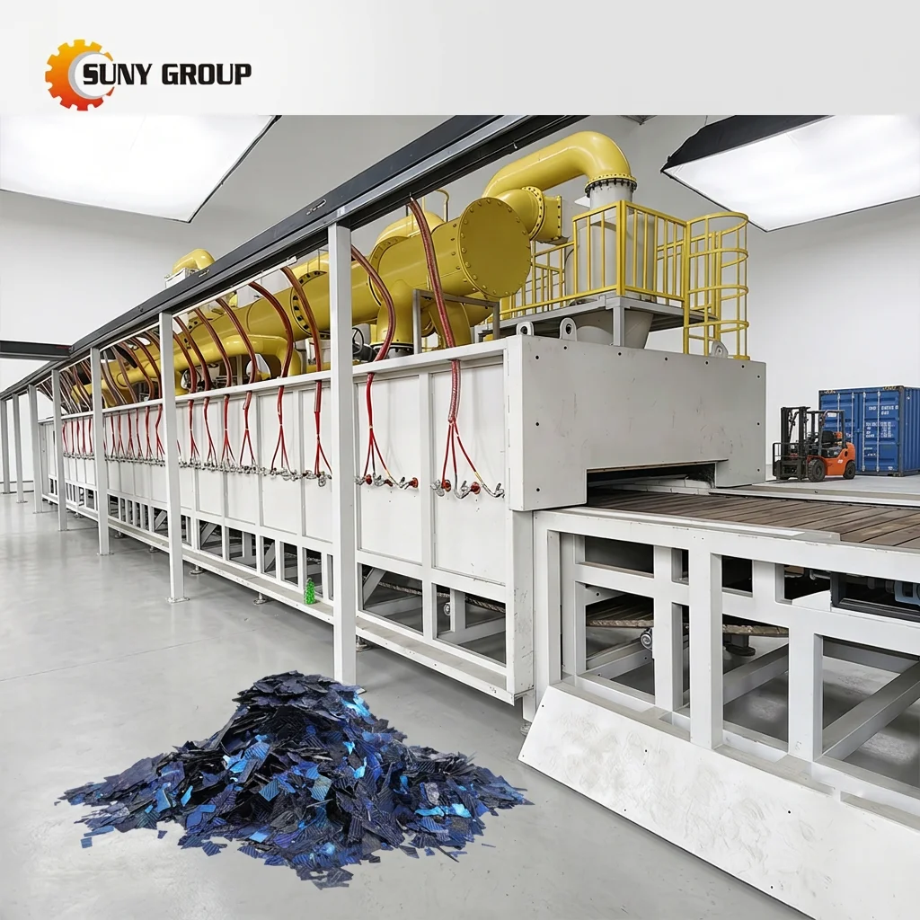 Factory Direct Sale Complete High Temperature Decomposition System Monocrystalline PV Module Pyrolysis Recycling Plant