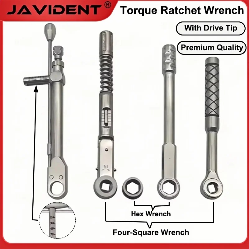 

1Pcs Dental Implant Torque Wrench, Universal Restorative Screwdriver, General-Purpose Tool, Dental Instruments and Materials
