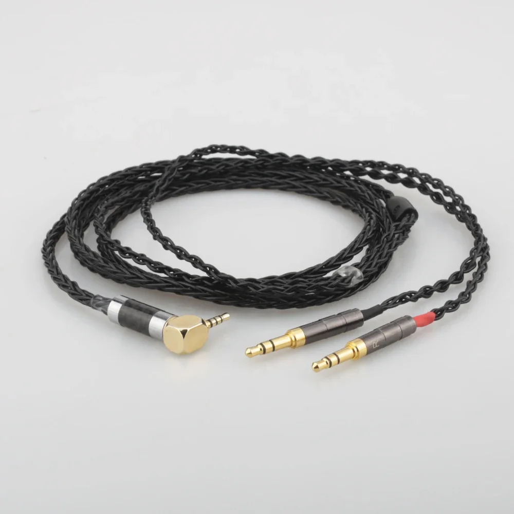 Audiocrast 8 Cores Headphone Earphone Cable For Denon AH-D600 D7100 Hifiman Sundara Ananda HE1000se HE6se he400