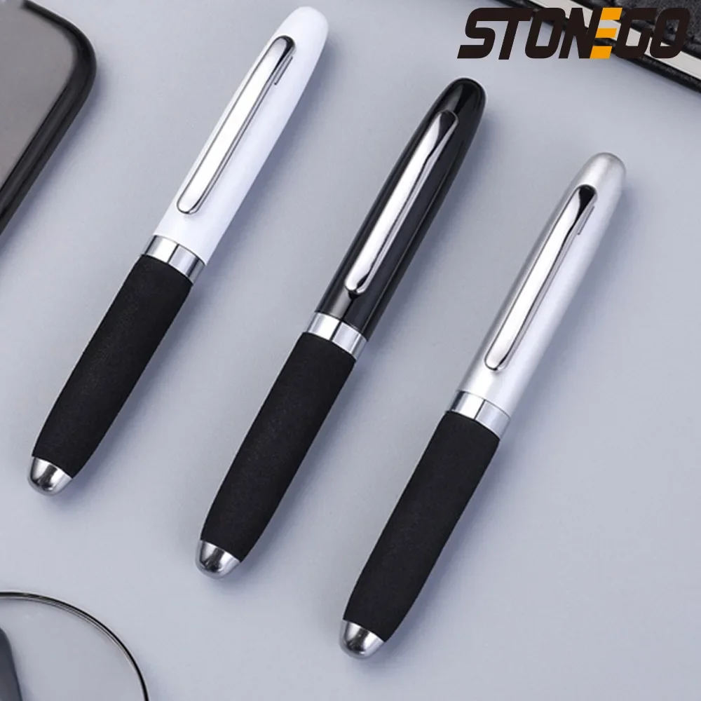 STONEGO Fashion Wallet Pen Short Paragraph Gift Travel Pocket Pen Mini Pocket Short Clip Metal RollerBall Pen Travel Pocket Pen