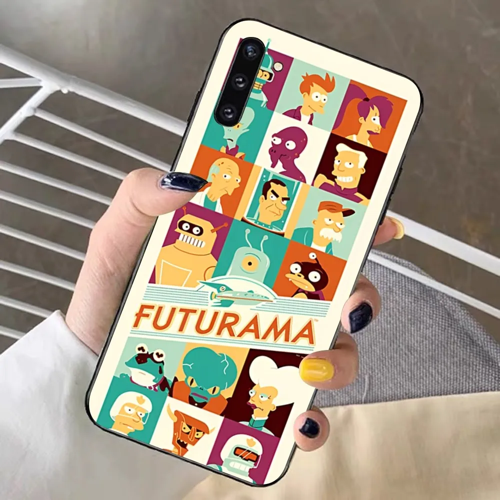 Cartoon F-Futurama Phone Case For Samsung Note 8 9 10 20 pro plus lite M 10 11 20 30 21 31 51 A 21 22 42 02 03