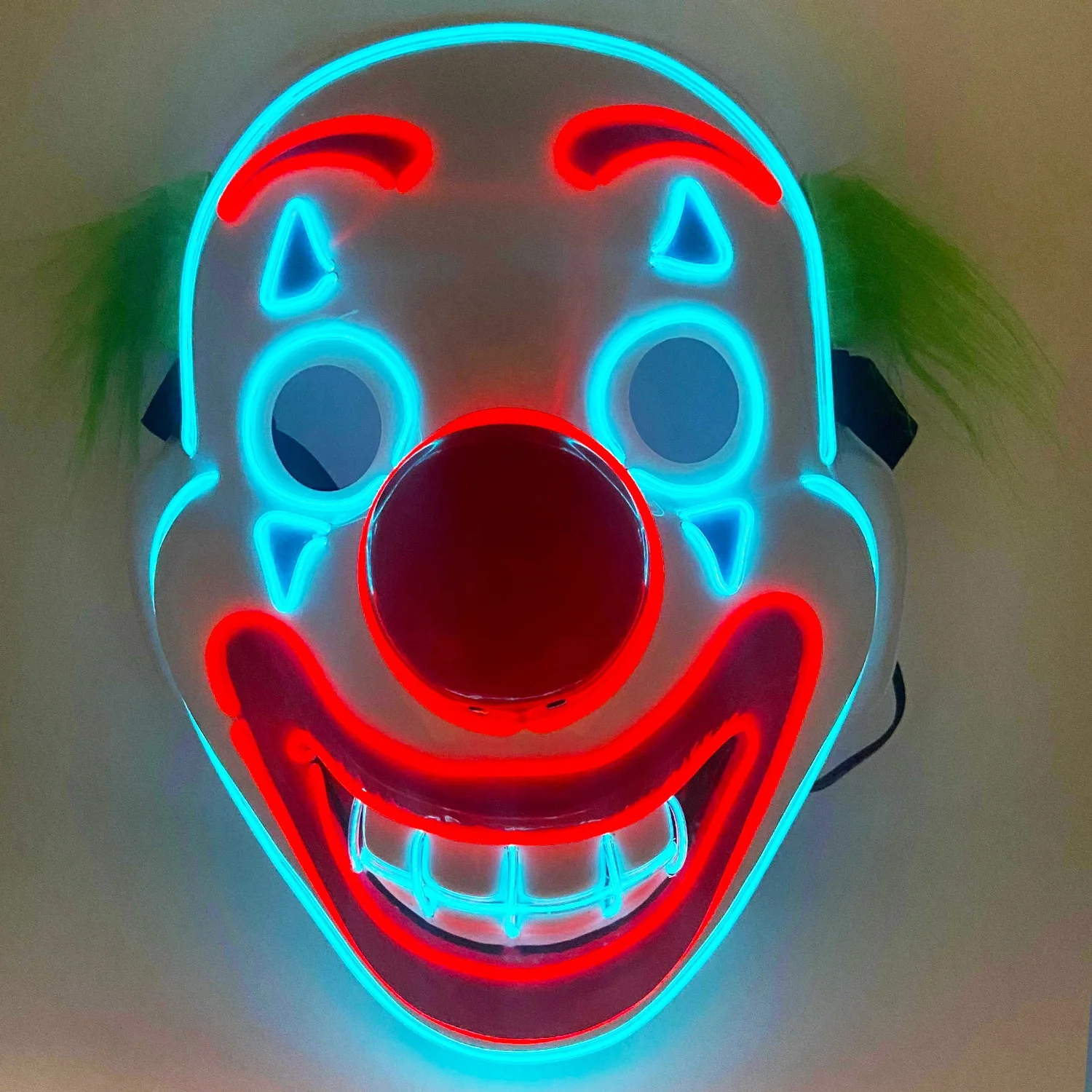 

Joker Clown Mask Halloween Glow Mask Dc Movie Theme Role-Playing Props Cosplay Adult Children Play Mask Gifts.