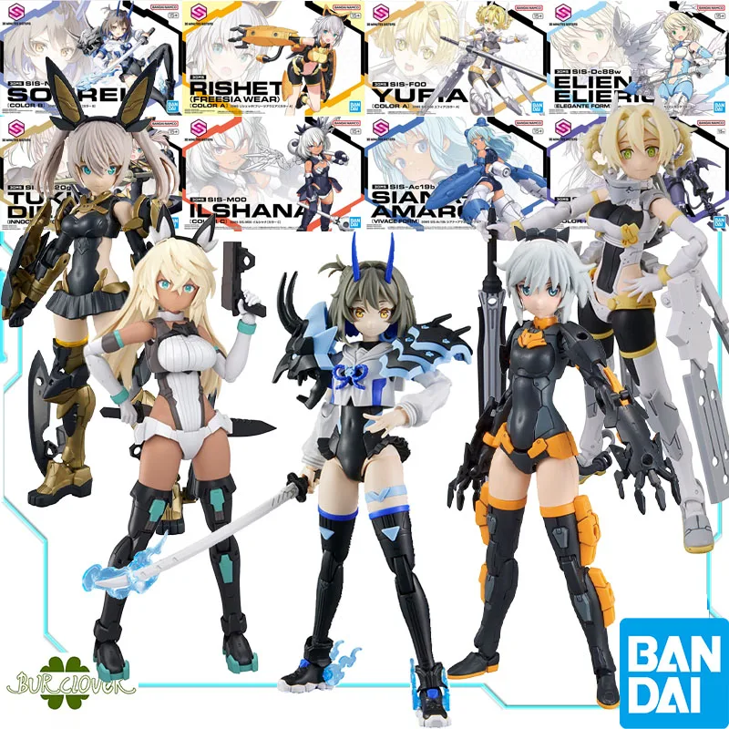 

BANDAI GENUINE 30 MINUTES CHARACTER SESTIE SOUREI LIRINEL RISHETTA ANIME ACTION FIGURE ASSEMBLY MODEL TOYS GIFTS