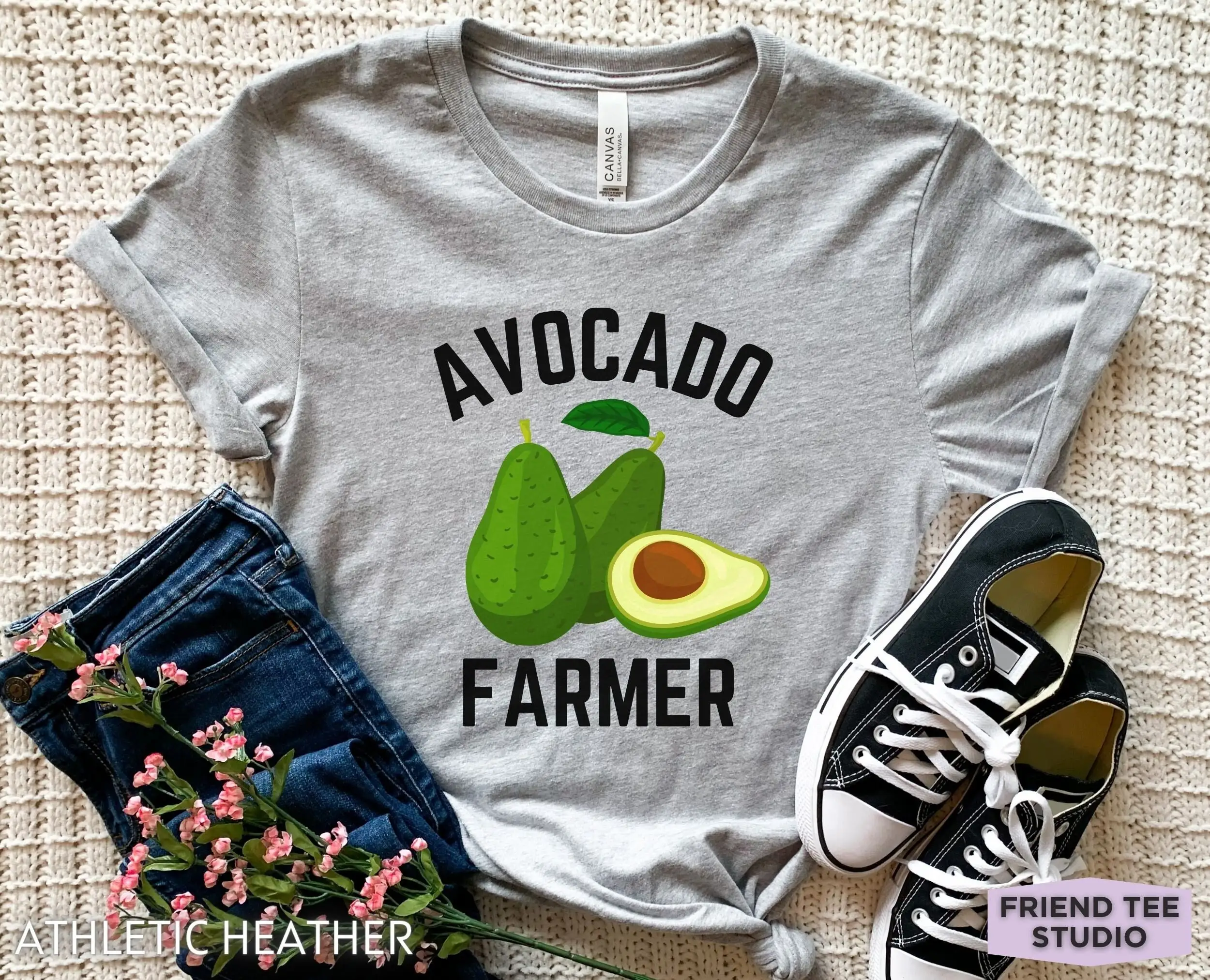 Camiseta de granjero de aguacate s Hass Fruit Grower divertida para mujer