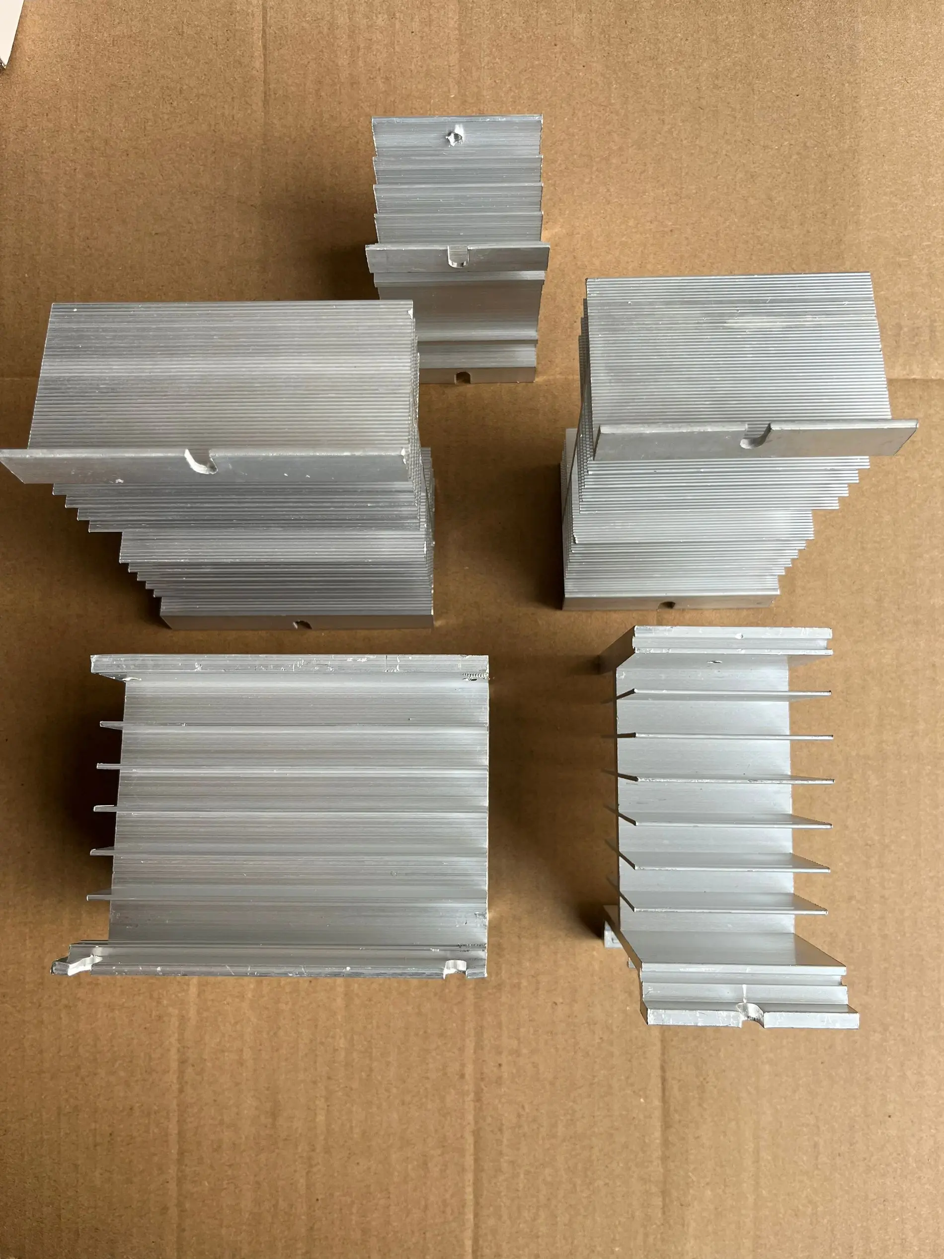 3 Phase Heat Sink single-phase Aluminum Alloy Heat Sink SSR Solid State Relay Guide rail radiator SSR Up to 10A-200A