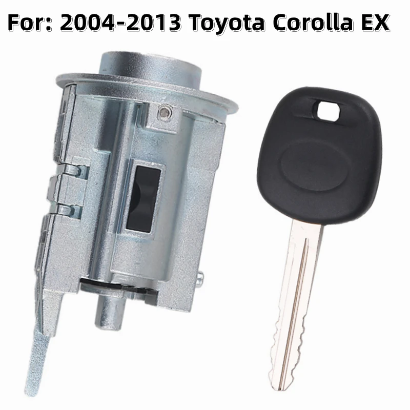 FLYBETTTER OEM Ignition Lock Cylinder Auto Door Lock Cylinder For 2004-2013 Toyota Corolla EX With 1Pcs Key