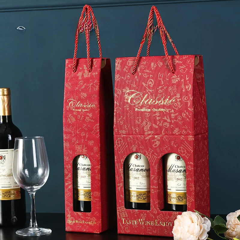 double-bottle-red-wine-packaging-gift-box-handheld-wine-bottle-bag-universal-empty-box-for-2-bottles-wine-drinking-accessories
