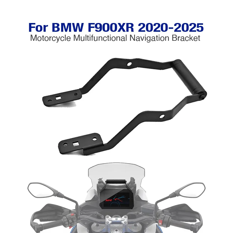

for BMW F900XR F 900 XR 2020-2025 2021 2022 2023 2024 Motorcycle Navigation Bracket Phone Holder GPS Mount Plate Bar Kit