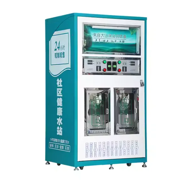 

Factory China Self-service Water Vending Station Water Machine RO Reverse Osmosis Coin Operated Chilled Water Vending Machines