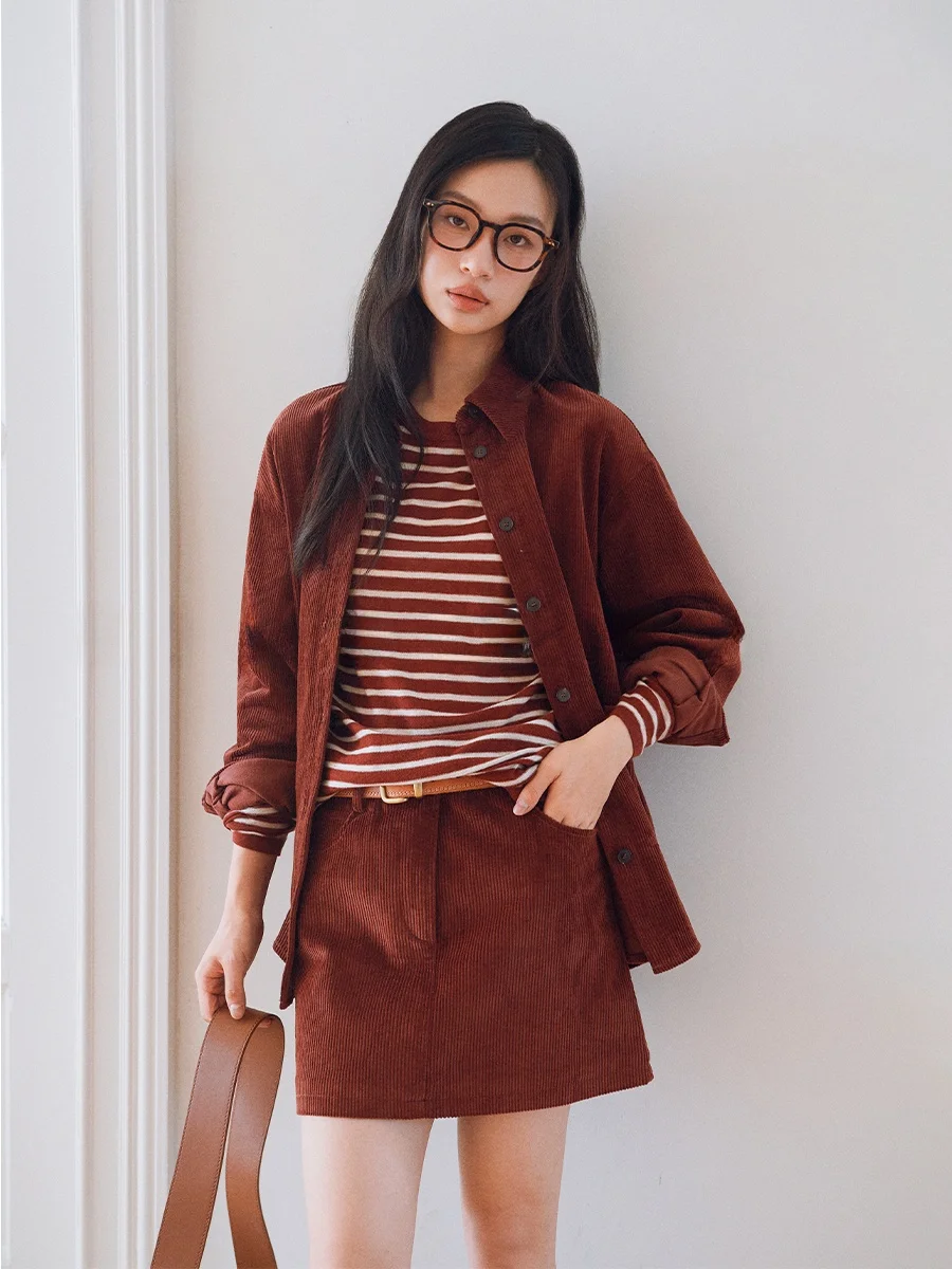 

Modern Cotton Velvet Long Pencil Skirt irt Biggie Paris Street Sle Full Cotton f Skirt irt Vintage Moden