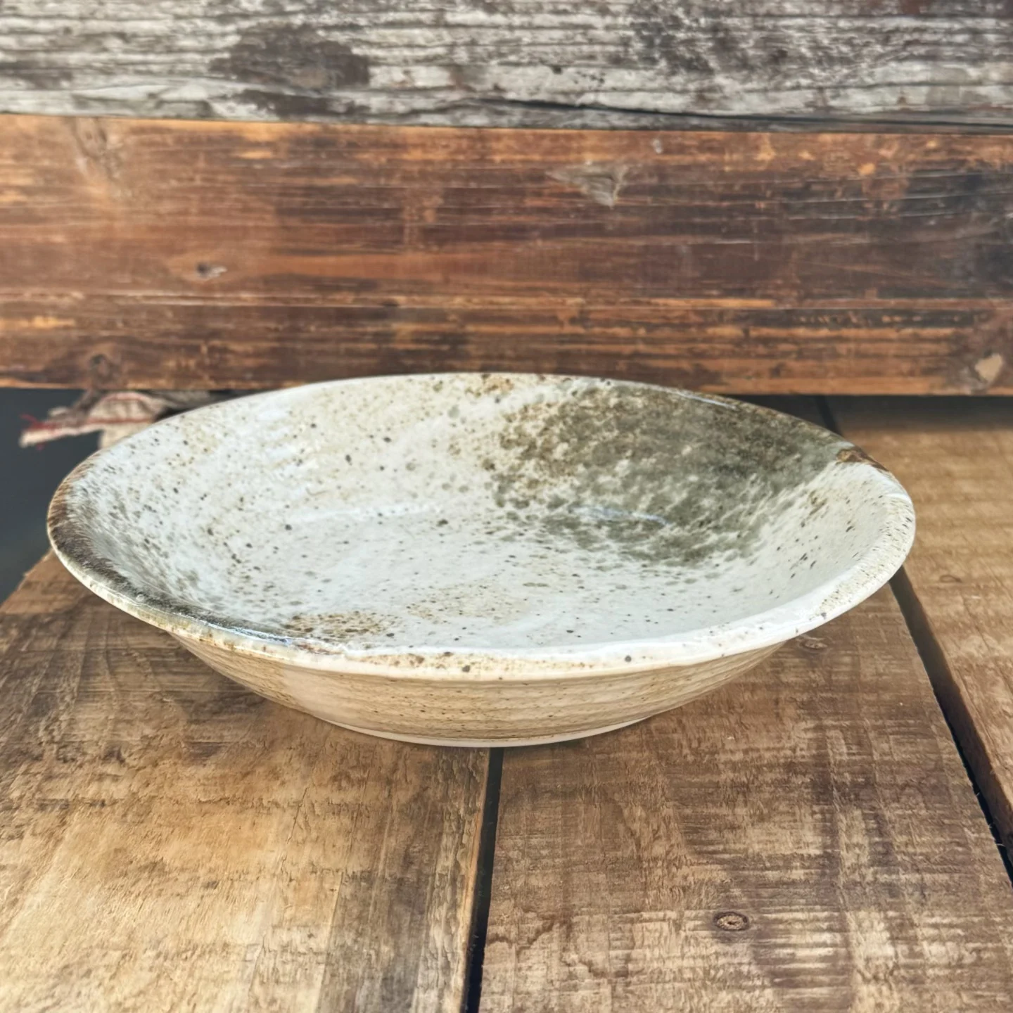 Vajilla de Cerámica Pintada a Mano Estilo Retro, Plato Hondo de 8 Pulgadas, Plato para Postre de Té de la Tarde, Hecho en Japón, Forma Redonda, Plato Multiusos