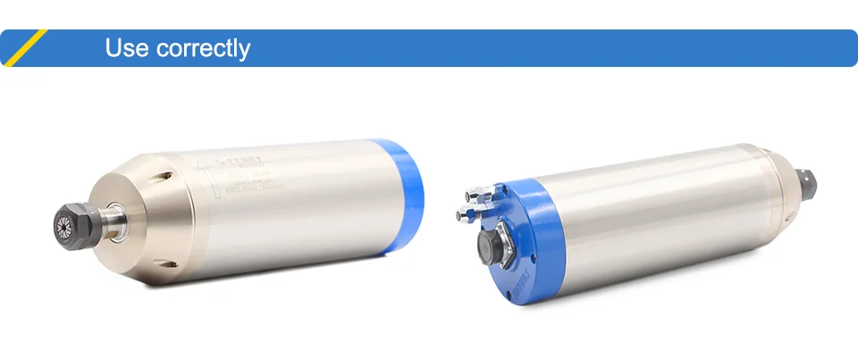 G-Penny 3,2 kW ER20 Bullet-Spindelkit, wassergekühlt, 4 Lager, 100 mm, 0,01 mm Genauigkeit & 100 mm Spindelhalterung für CNC-Fräse – Detail 11